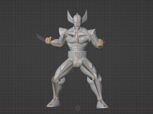Wolverine - XMen 97 3D-Modell