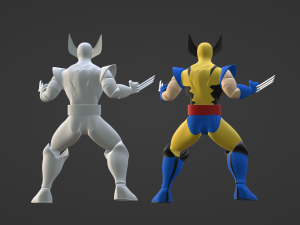 Wolverine - XMen 97 3D-Modell