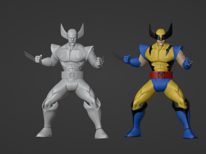Wolverine - XMen 97 3D-Modell