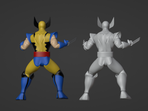 Wolverine - XMen 97 3D-Modell