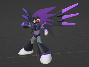Super Bass - Megaman 3D Model