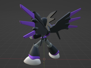 Super Bass - Megaman 3D Model