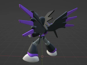 Super Bass - Megaman 3D Model