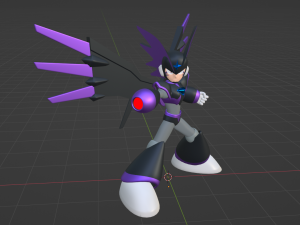 Super Bass - Megaman 3D Model