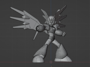 Super Bass - Megaman 3D Model