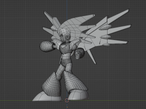 Super Bass - Megaman 3D Model