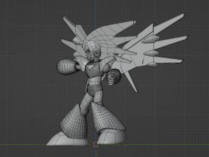 Super Bass - Megaman 3D Model