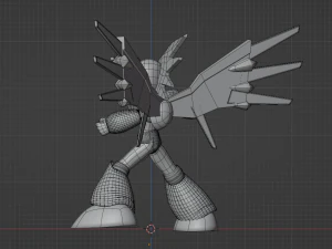 Super Bass - Megaman 3D Model