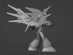 Super Bass - Megaman 3D Model