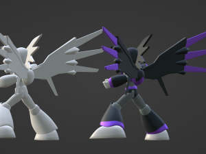 Super Bass - Megaman 3D Model