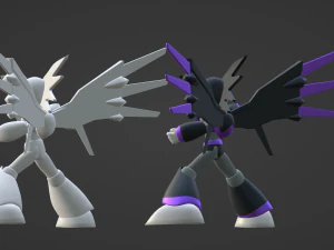 Super Bass - Megaman 3D Model