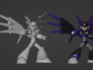 Super Bass - Megaman 3D Model