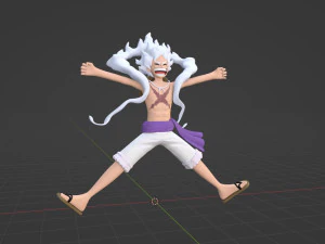 Luffy Gear 5 Egghead - One Piece 3D Model in Cartoon 504525 | 3DExport