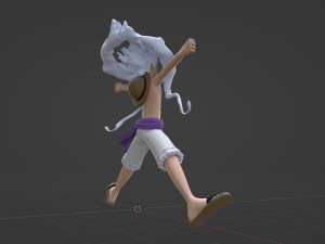 Luffy Gear 5 Egghead - One Piece 3D-Modell
