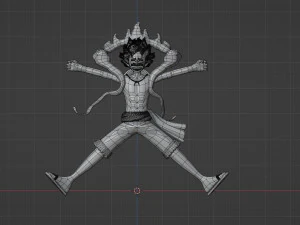 Luffy Gear 5 Egghead - One Piece 3D Model