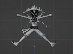 Luffy Gear 5 Egghead - One Piece 3D Model
