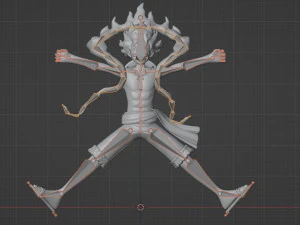 Luffy Gear 5 Egghead - One Piece 3D Model