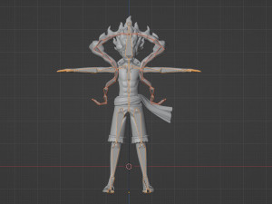 Luffy Gear 5 Egghead - One Piece 3D-Modell