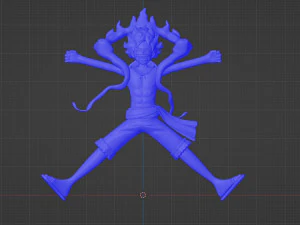 Luffy Gear 5 Egghead - One Piece 3D Model