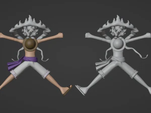 Luffy Gear 5 Egghead - One Piece 3D Model