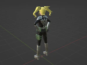 Kikoru Shinomiya - Kaiju no8 3D Model