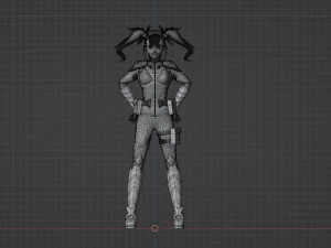 Kikoru Shinomiya - Kaiju no8 3D Model