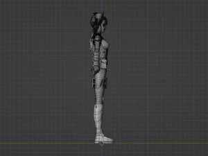 Kikoru Shinomiya - Kaiju no8 3D Model