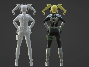 Kikoru Shinomiya - Kaiju no8 3D Model