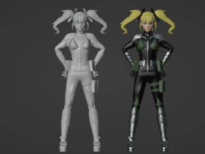 Kikoru Shinomiya - Kaiju no8 3D Model