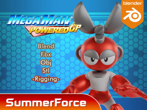 Cutman - Megaman Modelo 3D