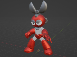 Cutman - Megaman 3D 模型