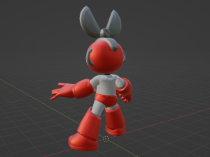 Cutman - Megaman 3D 模型