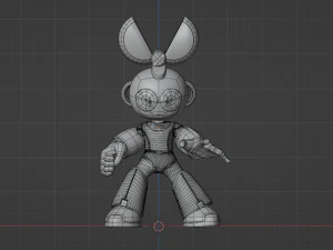 Cutman - Megaman 3D Model