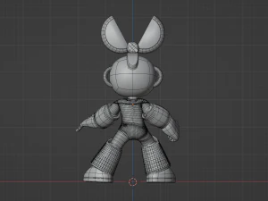 Cutman - Megaman 3D Model