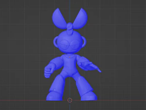 Cutman - Megaman 3D Model