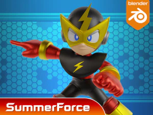 Elecman - Megaman 3D Model