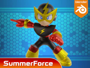 Elecman - Megaman 3D Model