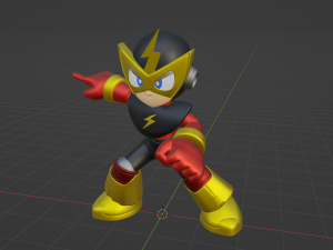 Elecman - Megaman Modelo 3D