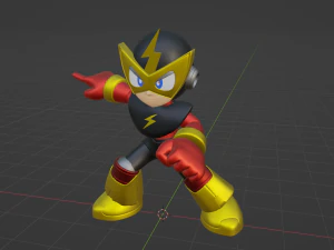 Elecman - Megaman 3D Model