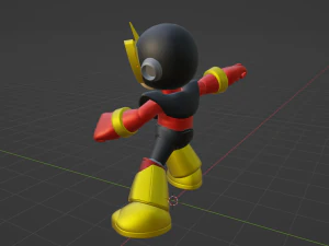 Elecman - Megaman 3D Model