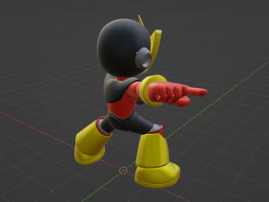 Elecman - Megaman 3D Model