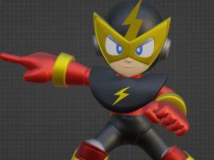 Elecman - Megaman 3D Model