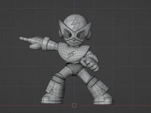 Elecman - Megaman 3D Model