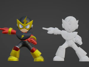 Elecman - Megaman 3D Model