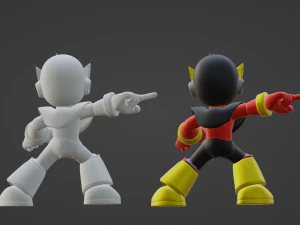 Elecman - Megaman 3D Model