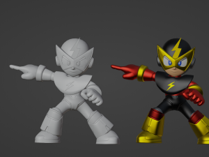 Elecman - Megaman Modelo 3D