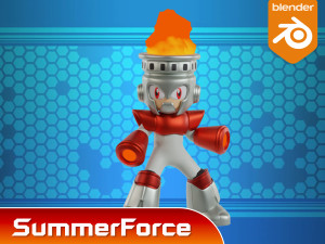 Fireman - Megaman Modelo 3D