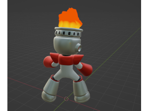 Fireman - Megaman Modelo 3D