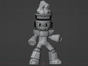 Fireman - Megaman Modelo 3D
