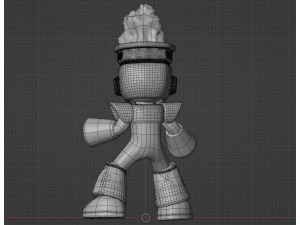 Fireman - Megaman Modelo 3D